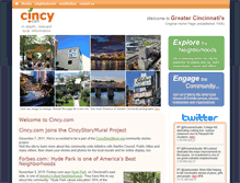Tablet Screenshot of cincy.com